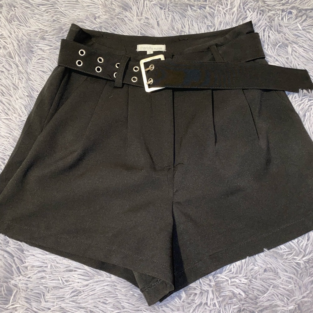 Charlotte Russe belted shorts